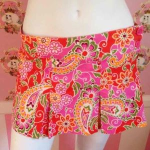 Bright colored Festival Rave short Mini Skirt